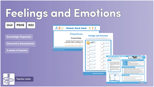 Feelings and Emotions Unit