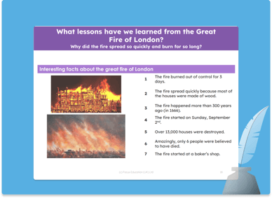 Great Fire Fact File