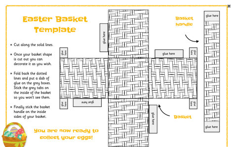 Easter Basket Template