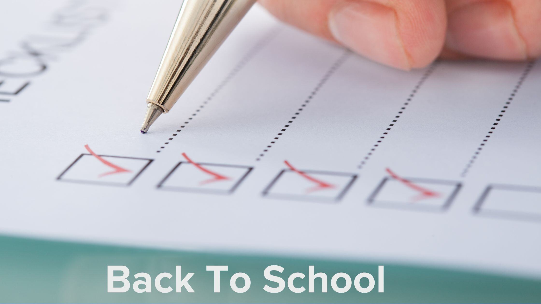 Back to School Teacher Checklist