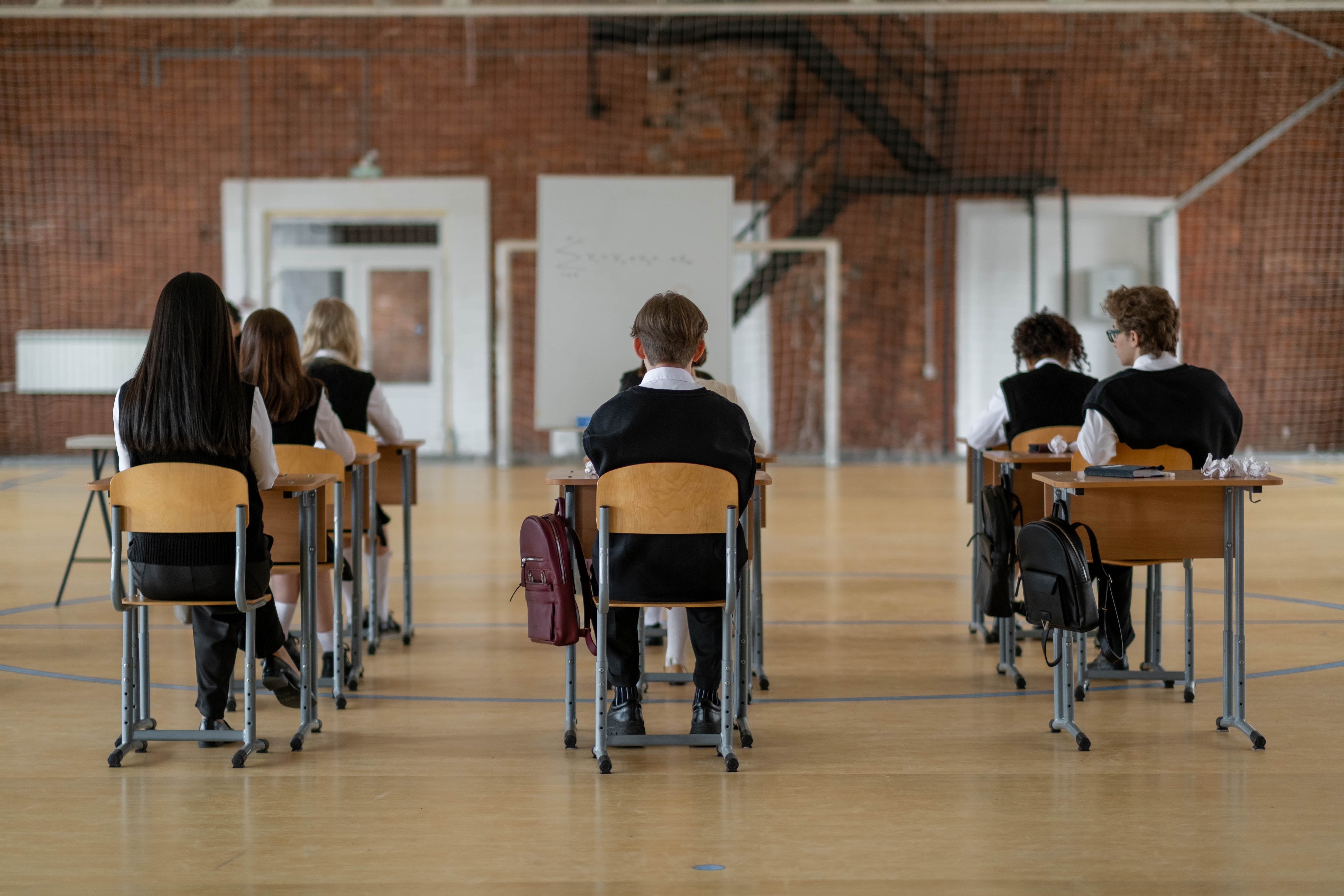 Students sitting KS2 SATs exam